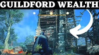 Guildford Wealth AC Valhalla Armor Gear Saint Lewinnas Church Mentors Robe Assassins Creed Valhalla [upl. by Dranoc896]