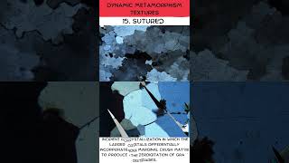 Dynamic Metamorphism Textures  Metamorphic Petrology  Geology [upl. by Coonan]