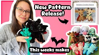 New Pattern Release 🎉 New Plushies I Have Made 😍 [upl. by Bruell]