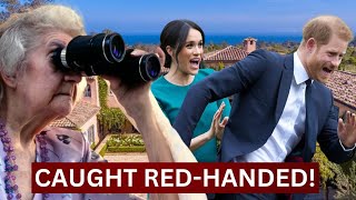 CAUGHT IN THE ACT Montecito Neighbors CAUGHT Meghan Screaming At Harry Over UK Christmas Plans [upl. by Irahcaz904]