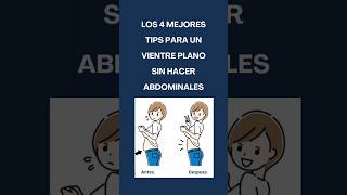 ⚠️ Abdomen plano sin hacer abdominales 🤗 [upl. by Eliathas]