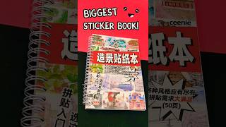 Biggest sticker book ever 😲🌈 shorts [upl. by Young]