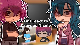 Tmf react to Drew as Nicole class 09  tmf x class 09  gcrv [upl. by Jacinda28]