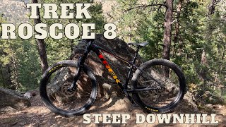 Trek Roscoe 8  Steep Technical Downhill  Crosier MTB Trail [upl. by Orion]