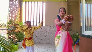 Kathak duet on Shrikrishna Govind hare Murari by Arnav and Antara [upl. by Arykahs108]