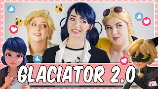 Cosplayers React to Miraculous Ladybug  Glaciator 2 🍦 [upl. by Gershom]