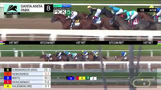 NEWGATE Santa Anita Handicap G1 2024 [upl. by Aketahs618]