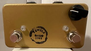 Lovepedal Custom Effects Tchula Dual COT50 Overdrive Dirty Boost Pedal [upl. by Anoblav188]