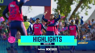 Betway SA20  Match 14 Highlights  Paarl Royals v MI Cape Town [upl. by Sama]