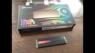 ✅Plextor M9PeG M2 2280 NVMe 256GB SSD  2018 Review [upl. by Edylc469]