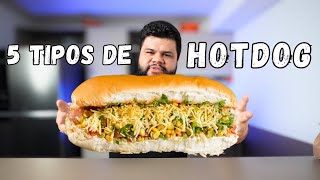 5 Tipos de HotDog [upl. by Sugihara]