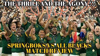 SPRINGBOKS VS ALL BLACKS RWC FINAL MATCH REVIEW  RUGBY WORLD CUP [upl. by Penny]