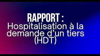 Rapport de Police Municipale Hospitalisation à la Demande dun Tiers HDT [upl. by Yelsa]