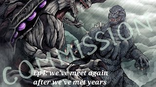 Ep4 weve meet again after weve met years ago heisei godzilla vs bagan I animation l [upl. by Faxun871]