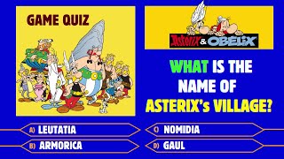 Asterix and Obelix  Asterix and Obelix Quiz 🛡️⚔️Asterix and Obelix Game Quiz [upl. by Briney]