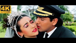 Aa JaYaad Sataye HD 4K Hindi Song Govinda amp Karishma Raja Babu 1994 🔥🔥 [upl. by Adnawot]