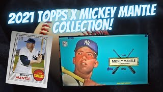 2021 Topps X Mickey Mantle Collection [upl. by Yelir481]