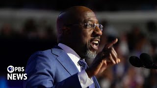 WATCH Sen Raphael Warnock speaks at 2024 Democratic National Convention  2024 DNC Night 1 [upl. by Mikkel563]