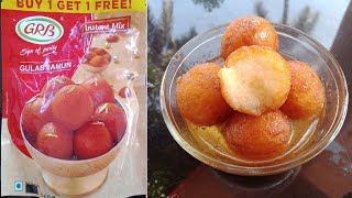 Instant gulab jamun recipe GRB gulab jamun mix recipegulab jamun recipe [upl. by Ameluz]