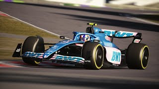 Esteban Ocon Lap at 2022 Hungarian Grand Prix  Assetto Corsa MOD F1 22 [upl. by Ender720]