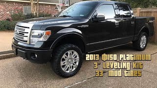 2013 F150 Platinum 3quot Level installation [upl. by Aenitsirhc]