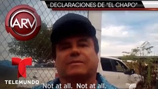 Entrevista de el Chapo Guzmán con Sean Penn Parte 1  Al Rojo Vivo  Telemundo [upl. by Mears378]