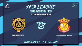 TAL BLR11s Season 13  Con A  Game Week 7ALCHEMY IFA Alchemy IFA vs FC Kougen Kikou 101124 [upl. by Codd703]