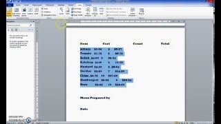 Setting tabs in Microsoft Word [upl. by Am]