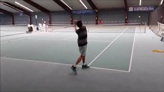 Tennis Drills  Implicit Technique Development  Topspin amp Heaviness Progression 1 [upl. by Enelyam]