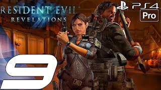 Resident Evil Revelations  Gameplay Walkthrough Part 9  Malacoda Boss Fight PS4 PRO Remastered [upl. by Andie]