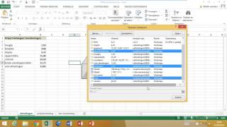 Excel 2013  Functies  15 Cellen benoemen  Namen beheren [upl. by Chevy]