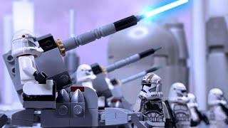 Lego Star Wars  The Battle of Coruscant Episode 2 Stop Motion [upl. by Ahsatsan]