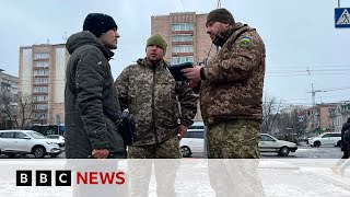 Ukraine’s struggle to find new men for front line  BBC News [upl. by Kcirtapnaes]