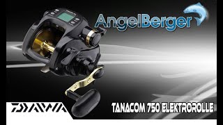 Daiwa TANACOM 750 Elektrorolle Multirolle Meeresrolle Norwegen Rolle [upl. by Lonne]