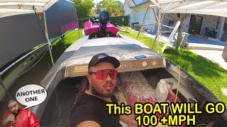 Building Another RACE BOAT  THIS THING IS NICE   100MPH CLUB [upl. by Ecirum]