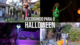 TERMINAMOS DE DECORAR A FRENTE DA NOSSA CASA PARA O HALLOWEEN 2024 NOS EUA [upl. by Jess420]