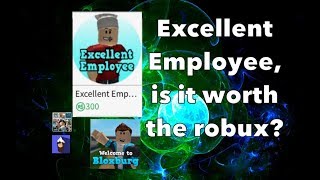 Buying Excellent Employee Gamepass  Bloxburg  Roblox [upl. by Sucramrej85]