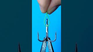 Fishing knot skills best cluster hooks fishing fishinghook shorts [upl. by Opalina]