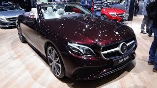 2018 MercedesBenz E 400 4Matic Cabrio Pebble Beach  Exterior and Interior  Geneva Motor Show 2017 [upl. by Yruam407]