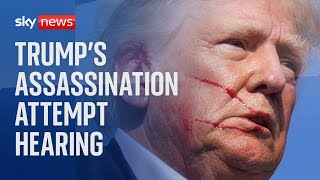 First public hearing on Donald Trumps assassination attempt [upl. by Parnas722]