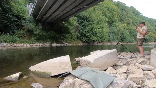 Barbel Fishing On The River Ourthe in Belgium Ep6  Pêche du barbeau dans lOurthe en Belgique Ep6 [upl. by Prochora202]