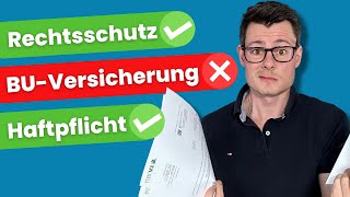 Welche Versicherungen braucht man wirklich 2024 [upl. by Josephina47]