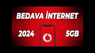 Vodafone bedava 5gb internet nasıl alınır [upl. by Yolande]