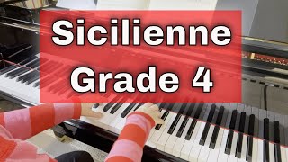 Sicilienne by Robert Schumann  Trinity piano grade 4 2021  2023 TCL [upl. by Alyacim336]