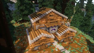 The Winslowe Spruce Mansion  Minecraft Build Showcase Tutorial Available [upl. by Llenhoj458]