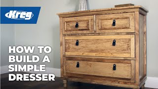 How To Build A Simple DIY Dresser  Free Woodworking Project Plan [upl. by Orella277]