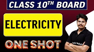 ELECTRICITY in 1 Shot  Class 10th Board Exams [upl. by Adihaj351]