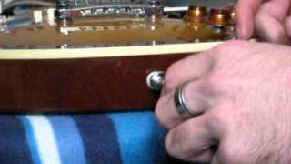 How to attach the Schaller Security Locks on the Epiphone Les Paultutorial English Version 12mpg [upl. by Krid65]