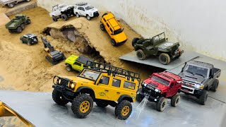 RC car can climb steeper  Rc Defender 110  Rc Land Cruiser  Rc Hummer  Rc Bronco [upl. by Gautier]