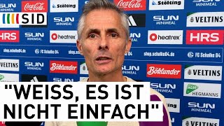 SchalkeTrainer van Wonderen quotGefühl ist sehr gutquot  SID [upl. by Ardnad]